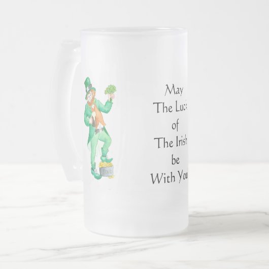 Chope Givrée Cute Fun Leprechaun 'La chance des Irlandais' (Devant gauche)
