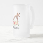 Chope Givrée Cute Giraffe Aquarelle Maman & Bébé (Devant droit)