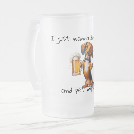 Chope Givrée Dachshund (Devant gauche)