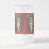 Chope Givrée Danseuse vintage Devil Frosted Stein (Centre)