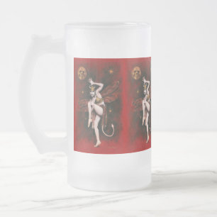 Chope Givrée Danseuse vintage Devil Frosted Stein