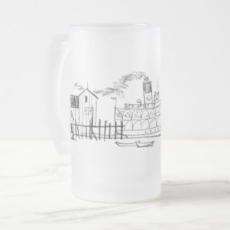 Chope Givrée Décongelé 16 oz. Mug, Block Island Seaside Dock
