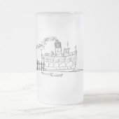 Chope Givrée Décongelé 16 oz. Mug, Block Island Seaside Dock (Centre)