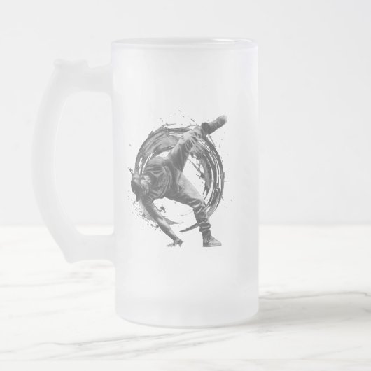 Chope Givrée Décor Style urbain Monochrome Motion Art (Gauche)