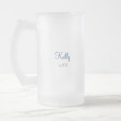 Chope Givrée Denim et diamants rustiques, fascinant (Gauche)