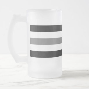 Chope Givrée Design à rayures noires et blanches Ahs