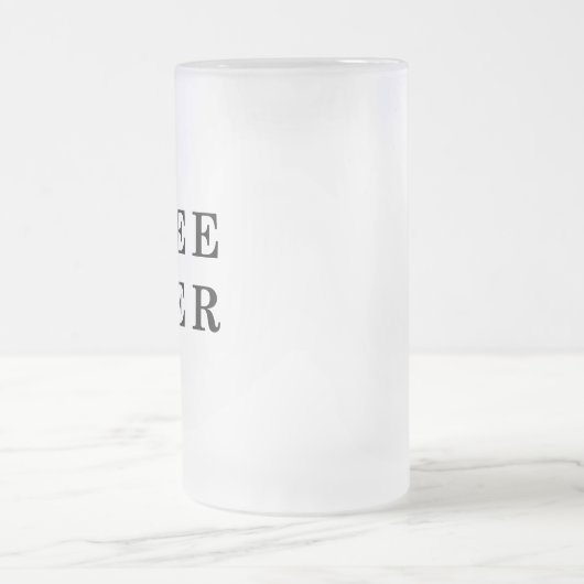 Chope Givrée Design Beer, Bière (Centre)