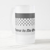 Chope Givrée Design de chèques en noir et blanc (Devant gauche)