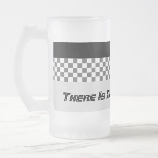 Chope Givrée Design de chèques en noir et blanc (Gauche)