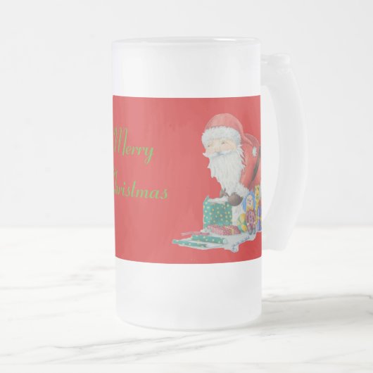 Chope Givrée design père Noël mignon prêt pour Noël (Devant droit)