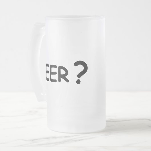 Chope Givrée Design pour les amateurs de bière (Devant gauche)