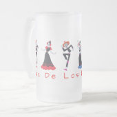 Chope Givrée Dia De Los Muertos Chantant Des Skeletons (Devant gauche)