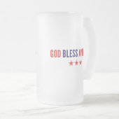 Chope Givrée Dieu bénisse l'Amérique (Devant droit)