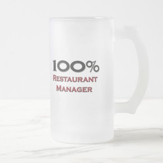 Chope Givrée Directeur de restaurant de 100 pour cent (Droit)