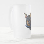 Chope Givrée Dobermann noir Pinscher (Devant gauche)
