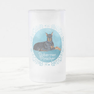 Chope Givrée Dobermann Pinscher noir