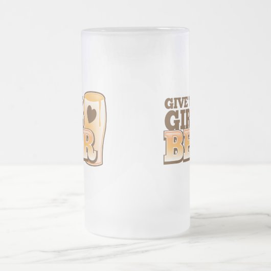 Chope Givrée DONNEZ à CETTE FILLE une conception de BIÈRE du (Centre)