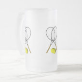 Chope Givrée Double Tennis Sport Thème (Devant gauche)