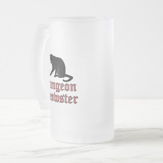 Chope Givrée Doungeon Meowster Drôle RPG Chat avec dés (Devant gauche)
