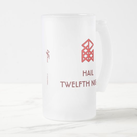 Chope Givrée Douzième Nuit Nouvel An Bindrune Frosted Mested Mu (Devant droit)