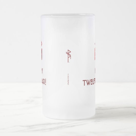 Chope Givrée Douzième Nuit Nouvel An Bindrune Frosted Mested Mu (Centre)