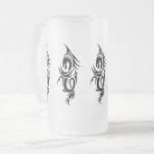 Chope Givrée Dragon tribal noir (Devant gauche)