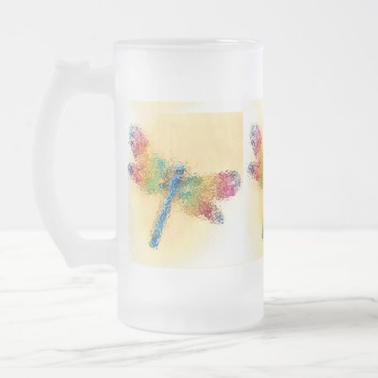 Chope Givrée Dragonfly cristallisée (jaune) (Gauche)