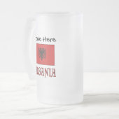 Chope Givrée Drapeau albanais personnalisé (Devant gauche)