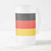Chope Givrée Drapeau allemand or Deutsche Flagge (Devant droit)