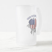 Chope Givrée Drapeau américain déchiré, déchiré et déchiré Gl g (Devant droit)