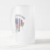 Chope Givrée Drapeau américain déchiré, déchiré et déchiré Gl g (Devant gauche)