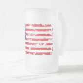 Chope Givrée Drapeau américain en détresse (Devant droit)