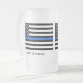 Chope Givrée Drapeau américain mince fait sur commande de Blue (Devant gauche)