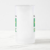 Chope Givrée Drapeau brésilien avec votre nom (Centre)