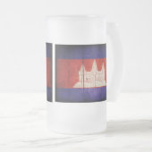 Chope Givrée Drapeau cambodgien; Cambodge; Khmer (Devant droit)