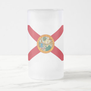 Chope Givrée Drapeau de Floride - Verre givré