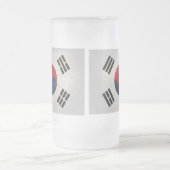 Chope Givrée Drapeau de la Corée du Sud ; (Centre)