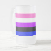Chope Givrée Drapeau de la Fierté Genderfluide (Devant gauche)