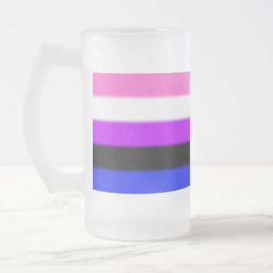 Chope Givrée Drapeau de la Fierté Genderfluide