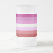 Chope Givrée Drapeau de la Fierté lesbienne tombée (Centre)
