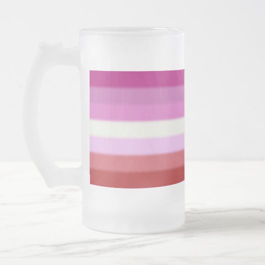 Chope Givrée Drapeau de la Fierté lesbienne tombée (Gauche)