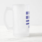 Chope Givrée Drapeau de la Grèce avec le nom (Gauche)