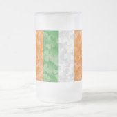 Chope Givrée Drapeau de l'Irlande avec motif shamrock (Centre)