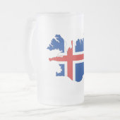 Chope Givrée Drapeau de pays de l'Islande (Devant gauche)