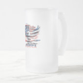 Chope Givrée Drapeau des États-Unis. Amérique (Devant droit)
