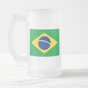 Chope Givrée Drapeau du Brésil - Bandeira font le Brésil