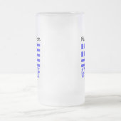 Chope Givrée Drapeau grec avec votre nom (Centre)