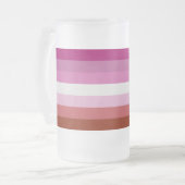 Chope Givrée Drapeau lesbien (Devant gauche)