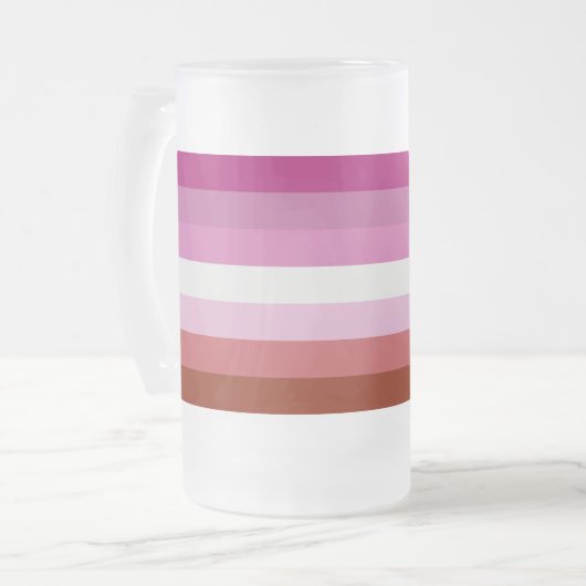 Chope Givrée Drapeau lesbien (Devant gauche)