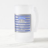 Chope Givrée Drapeau Parachutiste américain spécialement conçu (Devant droit)